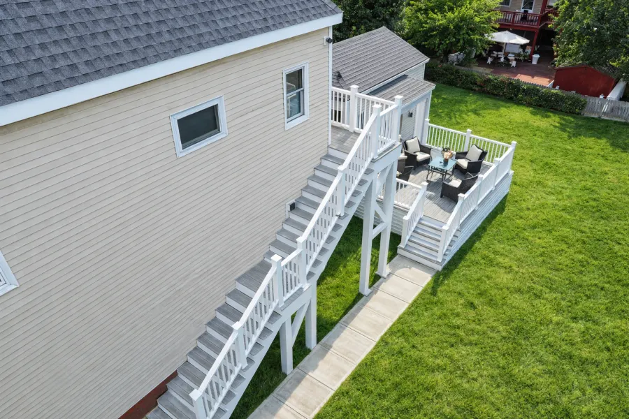 Side access deck